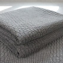 숯 목화솜 리플 패드(싱글) 순면 목화솜 패드