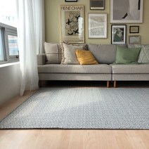 쟈가드 거실러그 사계절용 먼지없는 카페트 침실매트, 베이지_60x240cm