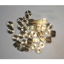 랙기어 122a 121 5a 0 4m 모듈 피니언 모터 샤프트 구멍 1 52mm 외경, 12개의 이빨, 1.48mm