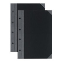 문화산업고급종이 흑표지(A4)좌철10개1팩 F295-7A, 흑색