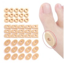 발보호 패치 티눈패드 굳은살방지패치 물집방지패드 티눈제거 밴드 발쿠션패치 발가락보호 새끼발가락, 사선원형-대