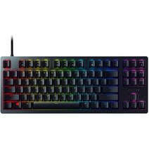 일본직발송 3. RAZER 게이밍 키보드 HUNTSMAN TOURNAMENT EDITION LINEAR OPTICAL SWITCH 영어 US 배열 초, One Size, One Color