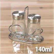 양념통설탕프림기 엘가 스토리 양념병 140ml 3P 세트 거치대포함 양념통
