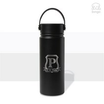 (빙고) 각인텀블러 개별이름 영문이니셜 커스텀 캐릭터 보온보냉 손잡이 개인특별선물 단체 스포츠 600ml, 블랙, 6, 필요