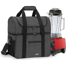 Luxja 1.8 L 휴대용 케이스. Vitamix 블렌더 Vitamix 블렌더 및 액세서리용 여행용 가방(1.8 g. Vitamix, 01 블랙.
