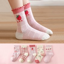 엘스 아동용 유니콘 양말 5켤레