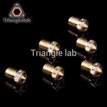 Trianglelab BRASS V6 핫엔드 3D 프린터 노즐 TD6 DDE CHC 키트 v6 압출기 프루사 i3 mk3 용, 한개옵션1, 04 0.35mm 4pcs