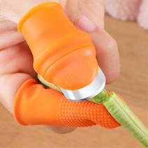 스텐 농작물다듬기 칼골무 빠른손질 엄지칼날 매장용 식당 식칼 레스토랑