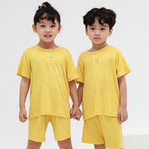 삐삐롱 컬러팝YE 모달 파자마 5부 상하세트