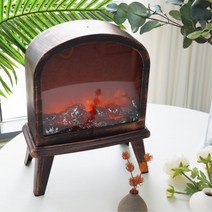 캠핑 엔틱 난로모양 스탠딩 불멍조명 글램핑 술집 인테리어조명