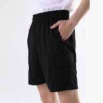 워나샵 M~4XL 밴딩 카고 형광 여름 반바지 빅사이즈 남여공용 비치웨어