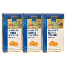 마누카헬스 마누카 허니 MGO 400+ 바이오30 프로폴리스 캔디 사탕 100g 3팩