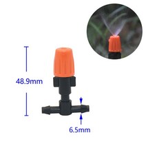고압분무기 농약분무기 1/4 인치 노즐 드리퍼 급수 분무기 스프링클러 정원 관개 시스템 호스 티 바브 스, 08 20pcs