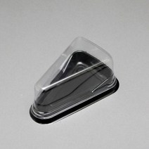 조각케이크 케이스(삼각 블랙) 높이 6cm 100개, 1개