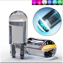 자동차실내등신제품 W5W LED Canbus T10 자동차 라이트 COB 유리 인테리어 트림 전구 흰색 번호판 돔 독서, 10 Green   10PC