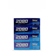 치태 충치 치주염 구치 종합예방 2080 치약 125g 4P - 2022975EA, 쿠팡 125gX4P, 쿠팡 본상품선택