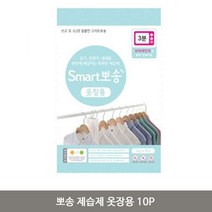 뽀송 제습제 옷장용 10P 습기 제습 제거제 냄새제거, 쿠팡집방 본상품