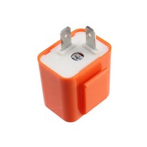 범용 오토바이 LED 점멸기 릴레이 2 핀 12V 조정 가능한 주파수 방향 지시등 하이퍼 플래시 깜박이 액세서리