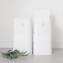 원터치쓰레기통 기저귀 대용량 냄새차단 인테리어 휴지통 탈취패치리필 16L, 리필봉투1개