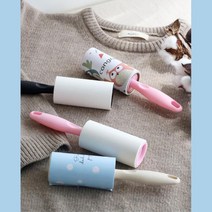강아지 털정리 페이퍼 찍찍이 클리너 랜덤 클리너리필2p랜덤 돌돌이 청소용, 1개