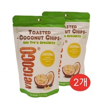 베트남 코코넛 칩스 TOASTED COCONUT CHIPS 45g 2개