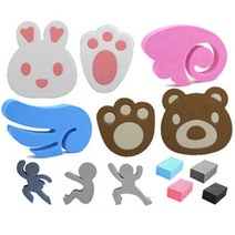 차량용 문콕방지 도어가드 캐릭터 순정형 날개 곰 토끼, 선택6. 토끼 ( 화이트 )