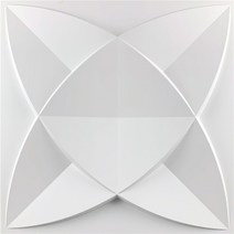 세라믹사이딩 메탈사이닝 아트월 3D 입체 벽 스티커 장식 거실 벽지 벽화 방수 패널 금형 욕실 주방 30x3, 27 H_01 1 Piece-Bright white