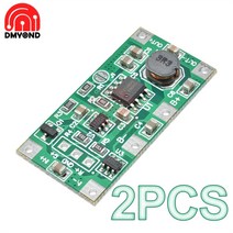 2 개/몫 5V1A UPS 무정전 전원 공급 장치 모듈 18650 리튬 배터리 스텝 업, 단일옵션