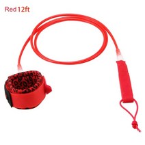 보드리쉬 발목 스트랩 리쉬코드 서핑 서프 sup 줄 리쉬 681012ft 발 끈 7, 레드 12피트