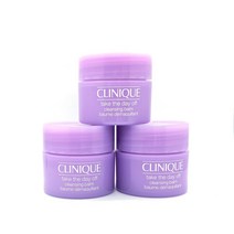 크리니크 테이크 더 데이 오프 클렌징 밤 0.5온스 15ml 3개 묶음