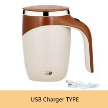 휴대용 충전식 마트 전기 교반 마그네 머그잔 테인레 틸 음료 믹싱 컵 열, USB 유형 a2
