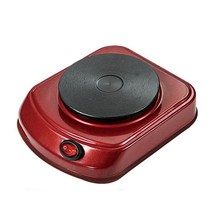 전기곤로 핫플레이트 화로 인덕션 스토브 열전도판 1인 전기레인지 미니 1구, YQ103 레드 삼공 플러그