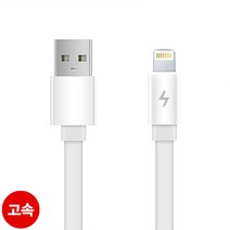마이크로텍 고속 아이폰케이블 8핀 충전 케이블 21cm 1M 1.5M, 1개, 화이트 1M