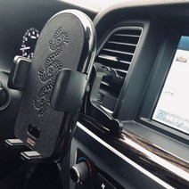 차량용 무선충전기 핸드폰거치대 휴대폰 C타입 벤츠 아우디 BMW, 3코일 차량무선 퀵충전 거치대 + USB 퀵-차량충전기