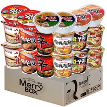 농심 소컵라면18개세트 (신라면2+안성탕면2+새우탕2+튀김우동2+짜파게티범벅2+사리곰탕2+미니왕뚜껑2+육개장사발면2+김치사발면2), 1박스