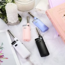 맑을담 캔들라이터 미니 충전식 가스점화기 4컬러, 블랙, 1개