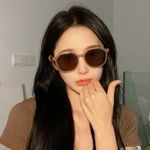 여름 소두 유니썬글라스 여성 데일리 선글라스 바캉스 휴가, 본상품선택, 연브라운