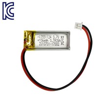 YJ 리튬폴리머배터리 KC인증충전지 3.7V YJ551124 106mAh 리튬폴리머, 1개