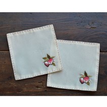 복숭아수잔받침