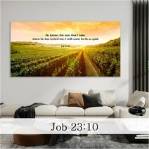 성경 말씀 액자 - 정금 와이드형 - 한국어 영어 기독교 교회 성구 심방 액자 노프레임 아크릴 아트룩스, 2. 정금 영어, 30cmx15cm, 엣지