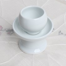 고급 백자 술잔 2P