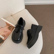 통굽 구두 여자 동글동글 송편 끈 단화 학원풍 jk 유니폼 패션 nvpingdipixie