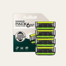도루코 페이스6 스타일 6중 면도날 4개입, 단품