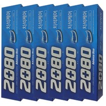 2080 무파라벤 어드밴스 블루 치석케어, 120g, 6개