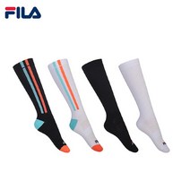 [기타] FILA 휠라 자전거 삭스 긴양말, 색상:화이트 스트라이프