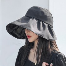 3중 차단 암막효과 방수원단 빅챙 포니테일 골프모자