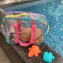 Chephie 바캉스 비치백 젤리백 워터프루프백 투명가방