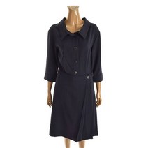 르샵 NC02 랩변형 둥근카라 플리츠원피스. lk8op708a