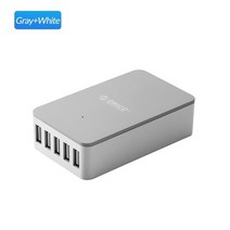 고속 충전기 무선 ORICO 멀티 포트 USB 충전 도크 데스크탑 시리즈 아이폰 삼성 Xiaomi 화웨이 홈 오피스, 03 DHE White_02 AU Plug