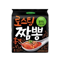 풀무원 로스팅 홍게짬뽕 4p, 4팩, 398.4g